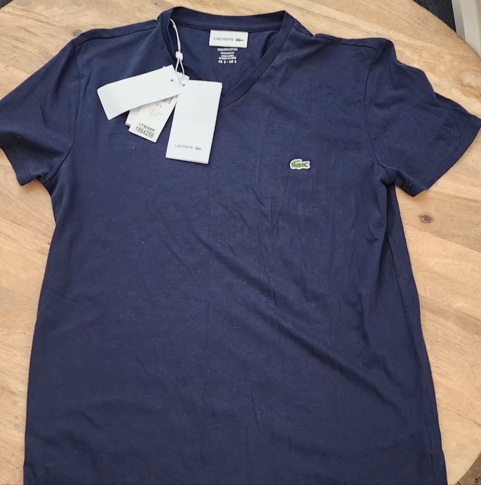 Lacoste Blue Short Sleeve Tee